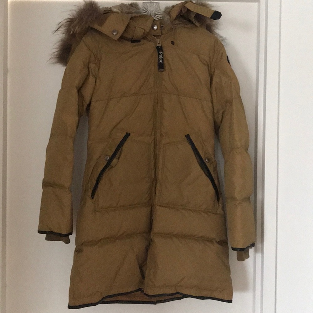 Pajar Gold Puffer Down Coat Sz XS